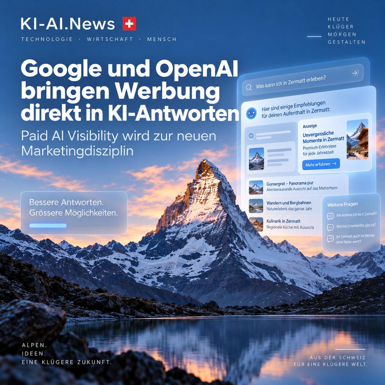 Google und OpenAI bringen Werbung direkt in KI-Antworten